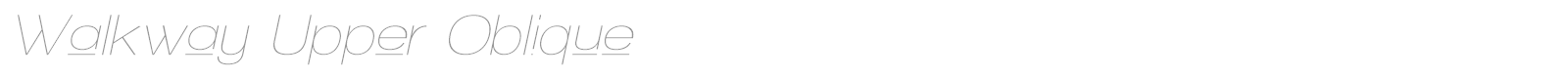 Walkway font preview